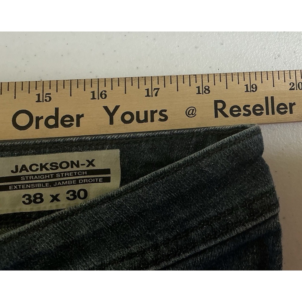 Buffalo David Bitton Jeans Mens 38/30 Blue Jackson-X Straight Stretch - Picture 6 of 8